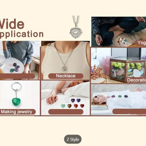 ✨NEW✨ Heart Shaped Cage Locket Necklace - Varioius - Picture 7 of 7